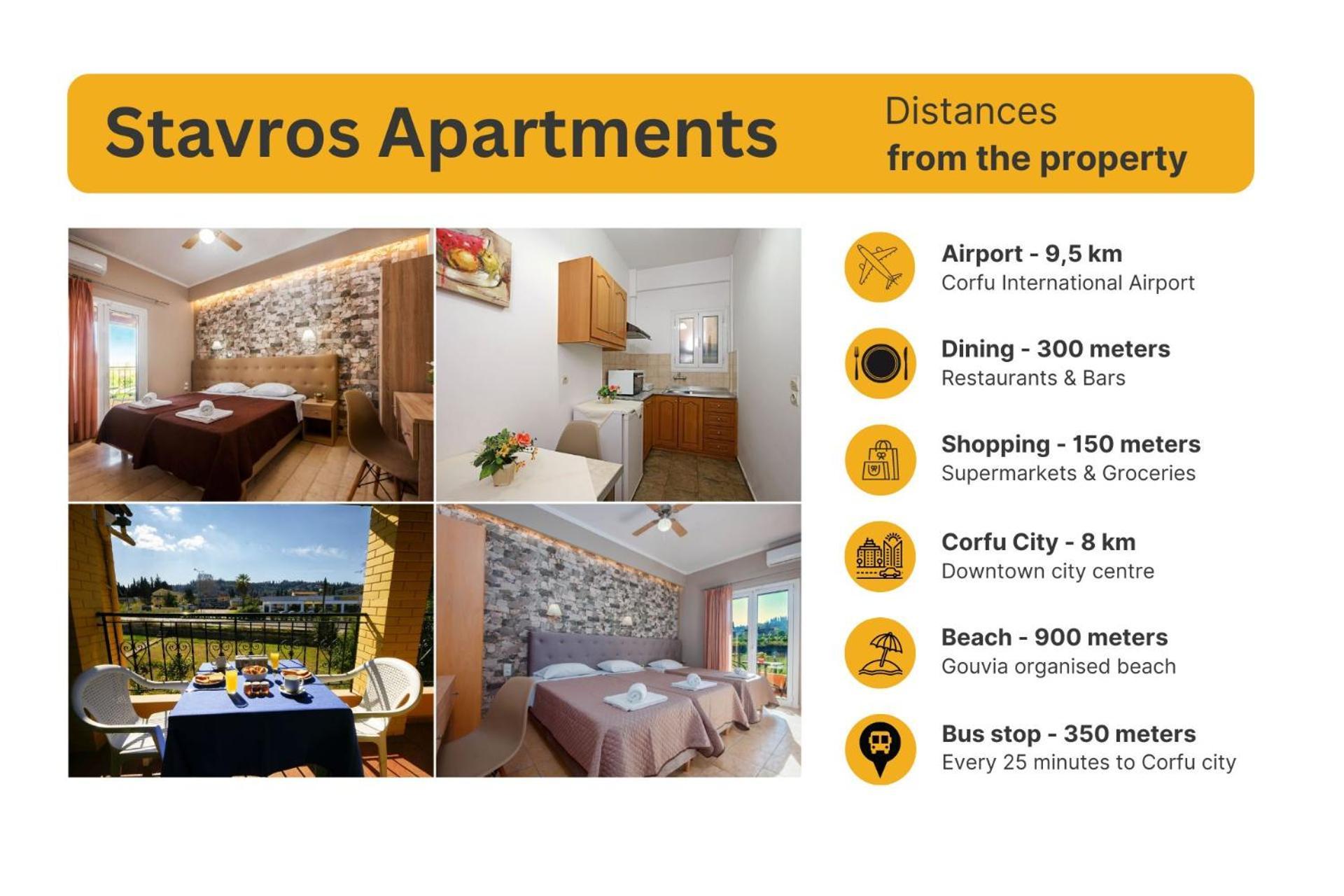 Stavros Apartments Kontokali Next To Gouvia Marina Exteriér fotografie